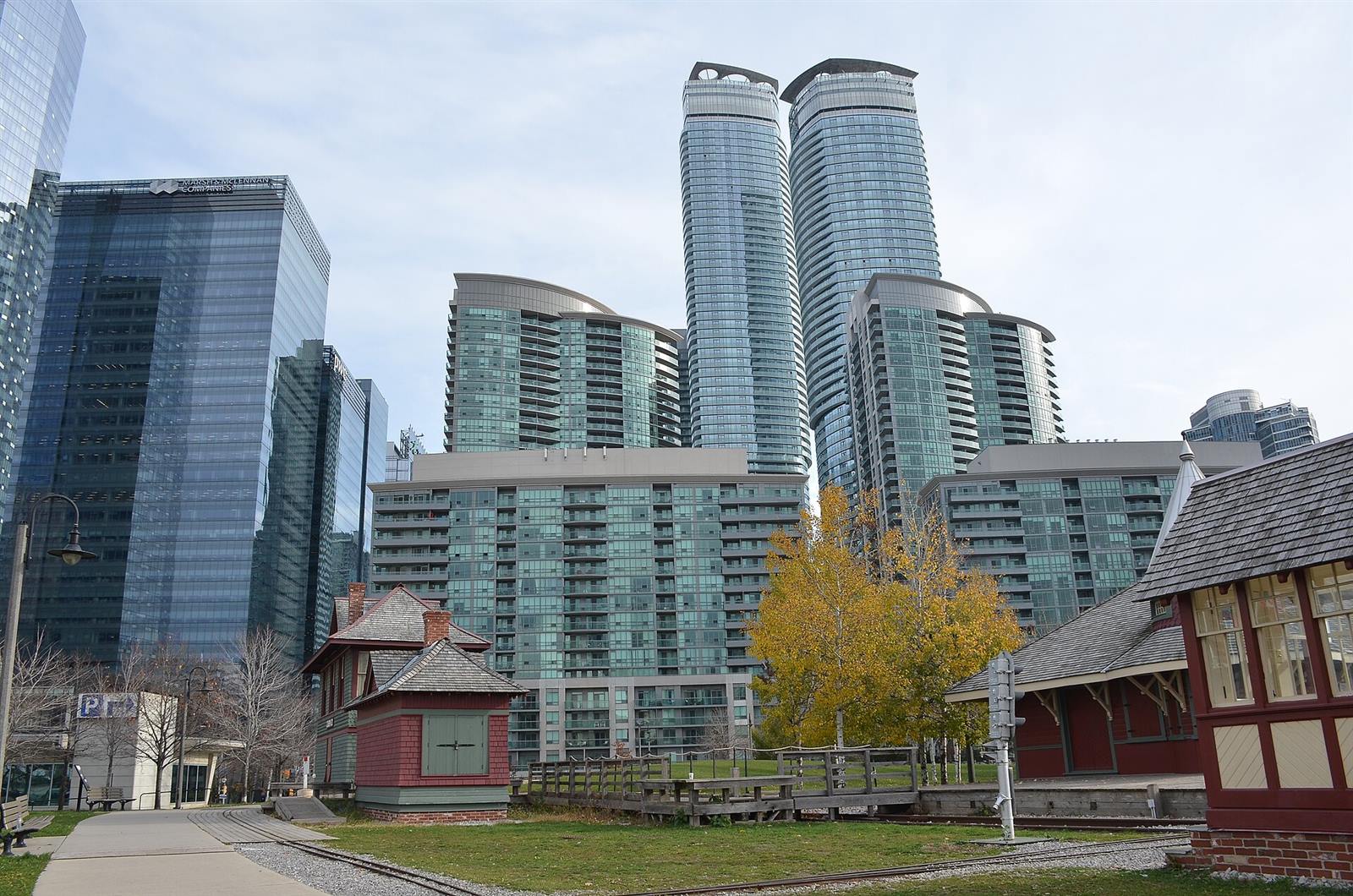 Modern skyscraper development