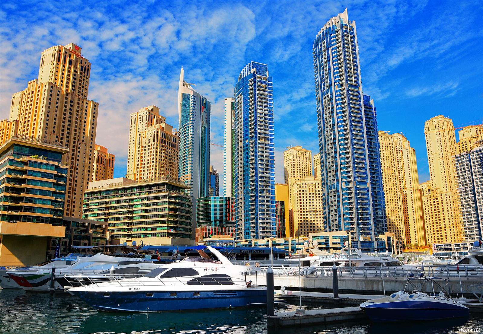 Dubai Marina real estate towers